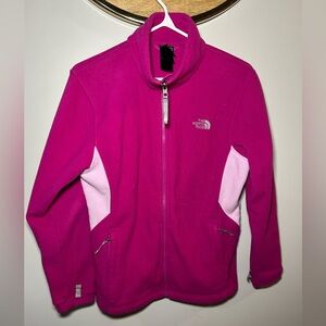 The North Face Vibrant Pink Fleece Jacket